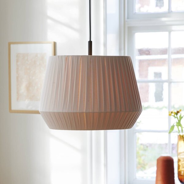Nordlux Závěsné světlo Dicte, ručně vázané, Ø 40cm, jantar, stmívatelný, Krémová / jantar, Obývací pokoj / jídelna, Textil / tkanina / hedvábí, Skandinávský