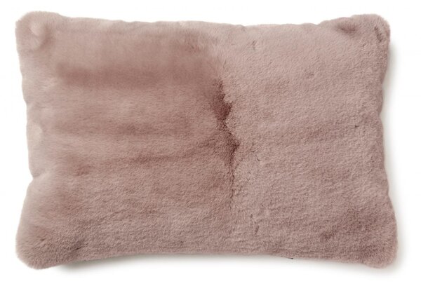 Skinnwille Home Collection Polštář Fluffy, umělá kožešina, růžový, 60x40 cm