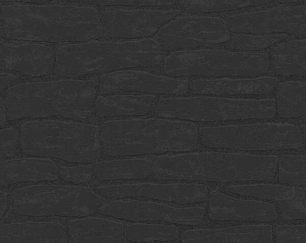 A.S. Création | Vliesová tapeta na zeď Black and White 1395-11 | 0,53 x 10,05 m | černá