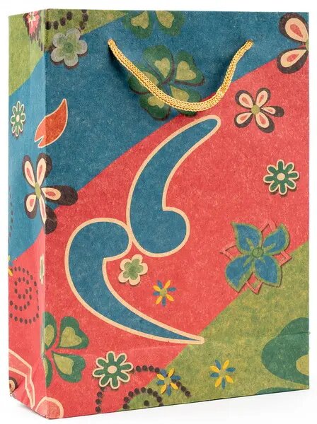 FANDY Dárková papírová taška Craft malá 5 Ornament mix