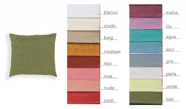 Textil Antilo Povlak na polštář Kano Khaki 50x50 cm, šedozelená Rozměr: 50x50 cm
