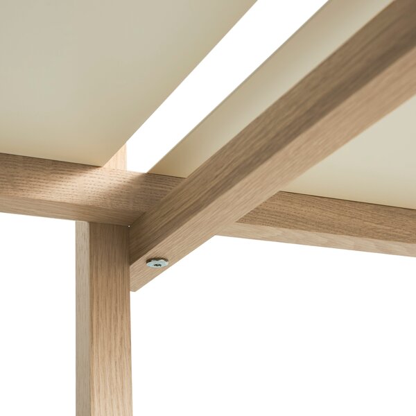HAY Policový systém Woody Low, Oak / Almond White