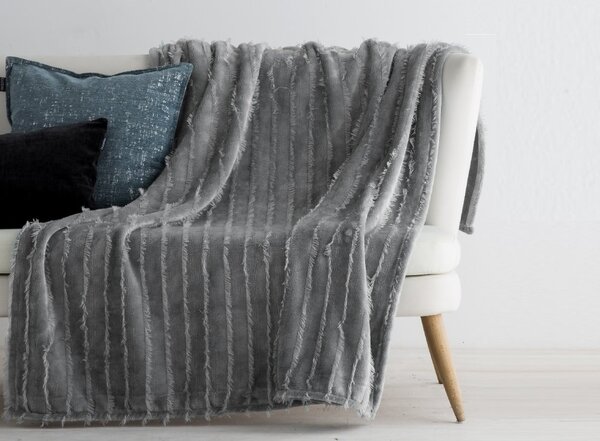 Textil Antilo Pléd Daren Grey, šedý, 130x170 cm