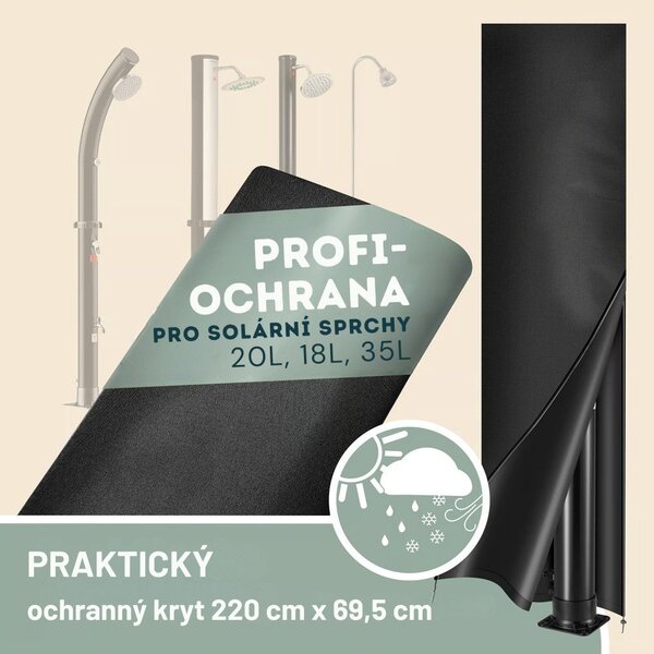 Solární sprcha BOW, 20 l, černá Monzana
