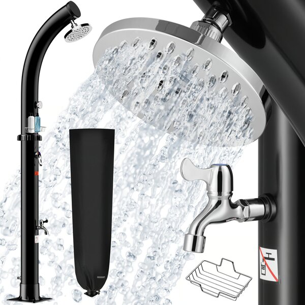 Solární sprcha BOW, 20 l, černá Monzana