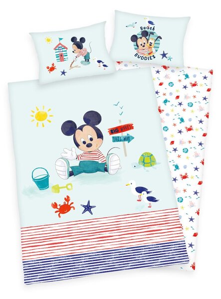 Herding Povlečení pro miminka Mickey Mouse 100x135/40x60cm