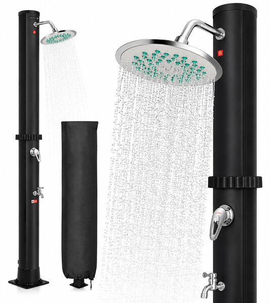 Solární sprcha KARIBIK, 35 l, černá Jurhan