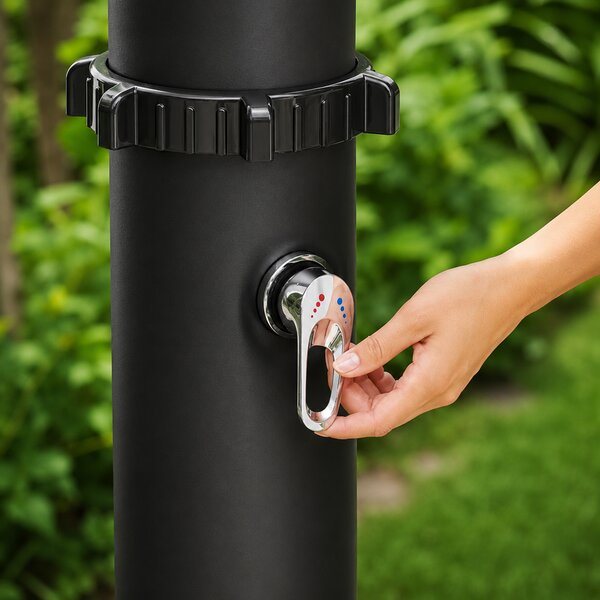 Solární sprcha KARIBIK, 35 l, černá Jurhan