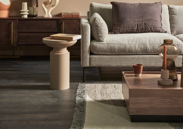 Linie Design Vlněný koberec Eik Grey, šedo-hnědo-smetanová Rozměr: 140x200 cm