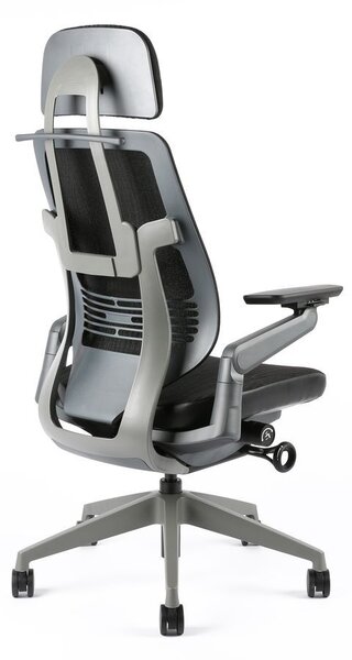 Office Pro Zdravotní židle KARME MESH s opěrkou hlavy Barva potahu: A10-mesh černá