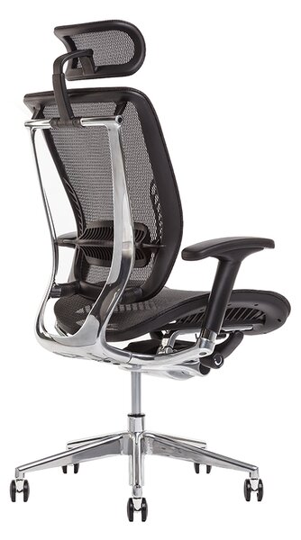 Kancelářská ergonomická židle LACERTA — více barev, nosnost 150 kg Antracit