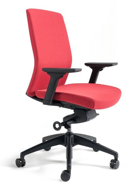 Kancelářská ergonomická židle BESTUHL J2 BP — více barev, bez podhlavníku Černá 201