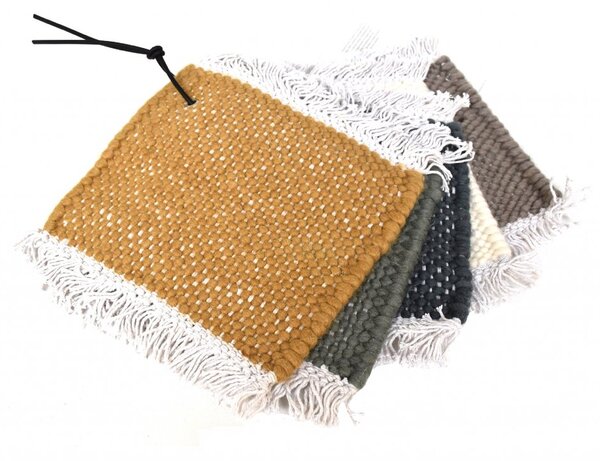 Linie Design Vlněný koberec Birla Yellow, žlutý Rozměr: 140x200 cm