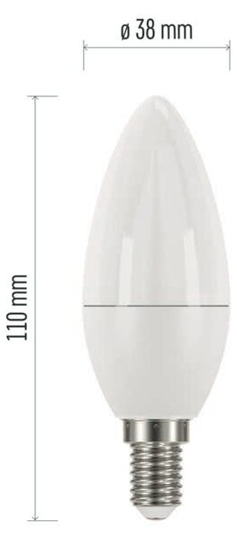Emos lighting LED žárovka Classic Candle 7,3W E14 neutrální bílá