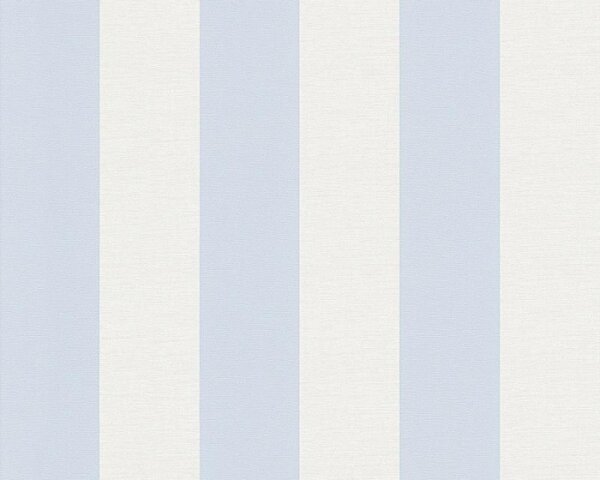 A.S. Création | Vliesová tapeta na zeď Liberté 3140-24 | 0,53 x 10,05 m | modrá, bílá