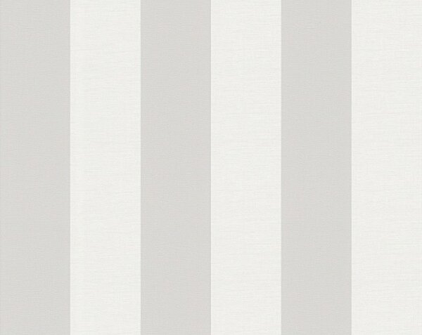 A.S. Création | Vliesová tapeta na zeď Liberté 3140-31 | 0,53 x 10,05 m | šedá, bílá