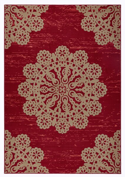 Hans Home | Kusový koberec Gloria 102417, červená - 160x230