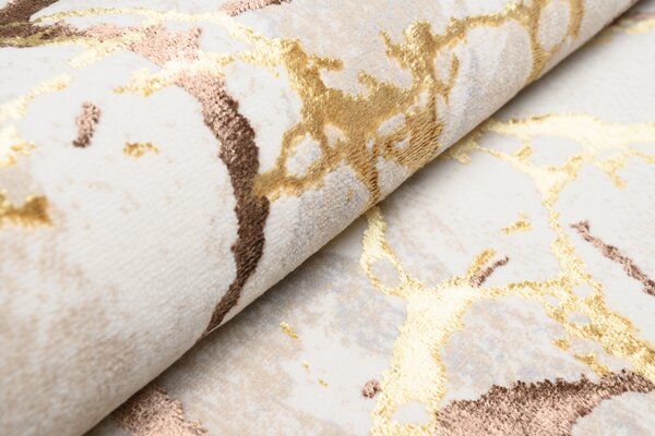 Makro Abra Běhoun GOLDEN MZ34D Abstraktní krémový Šíře: 70 cm