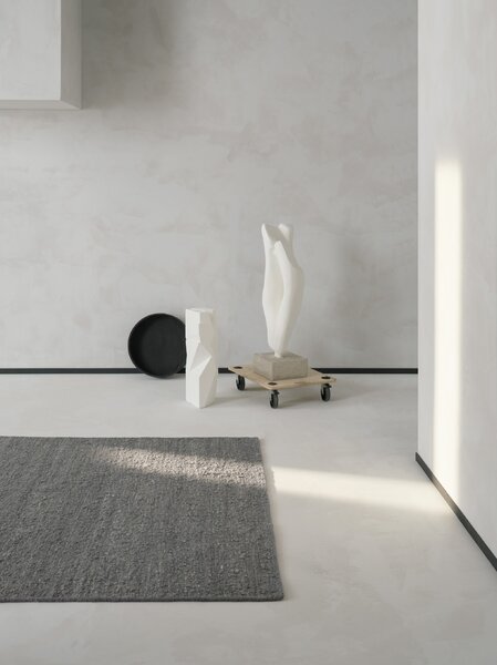 Linie Design Vlněný koberec Logmar Stone, šedý Rozměr: 140x200 cm