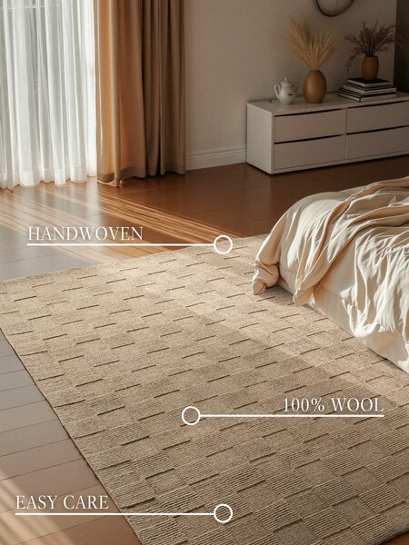 Villeroy & Boch, Kusový koberec Villeroy & Boch Scala 106267 Caramel, 120x170, hnědá, ložnice