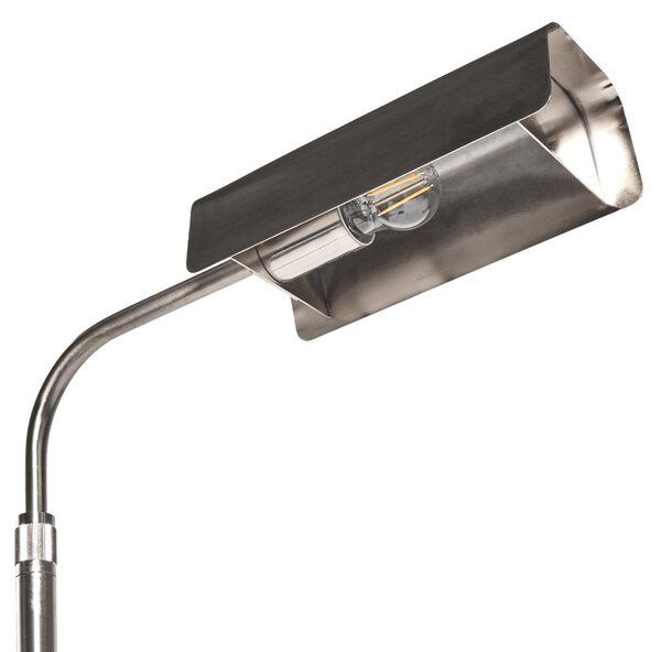 Stojací lampa DERWENT Kov Stříbrná