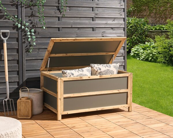 Úložný box ACATE 121 cm 72 cm Šedá