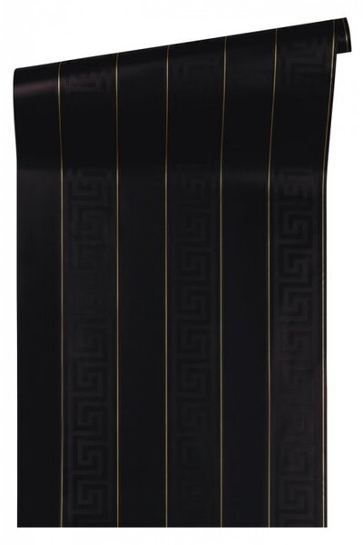 A.S. Création | Vliesová tapeta na zeď VERSACE 93524-4 | 0,70 x 10,05 m | černá
