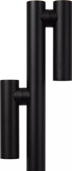 Lucide 27703/04/30 - LED Stm. nab. venk. lampa ANTRIM 2xLED/2,2W/4V IP54 černá
