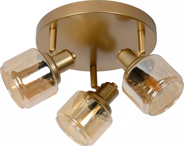 Lucide 77979/13/02 - Bodové svítidlo BJORN 3xE14/40W/230V zlatá