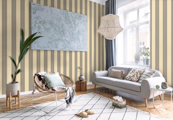 A.S. Création | Vliesová tapeta na zeď Versace 93546-5 | 0,70 x 10,05 m | šedá, béžová