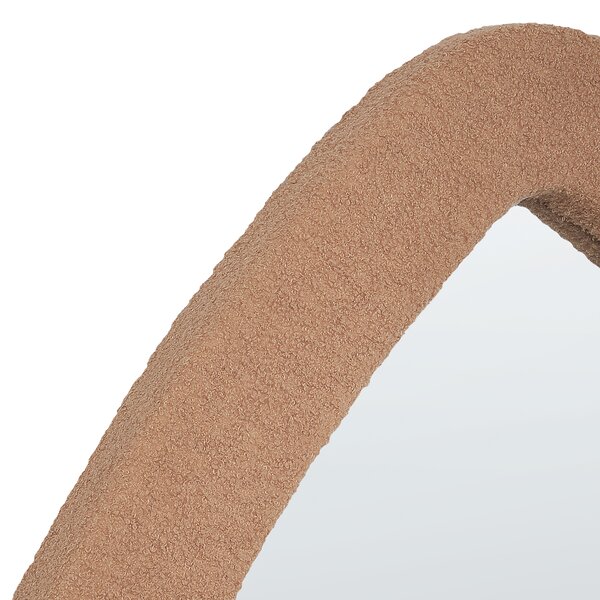 Zrcadlo EPIRY 79 cm 80 cm Buklé Světle hnědá