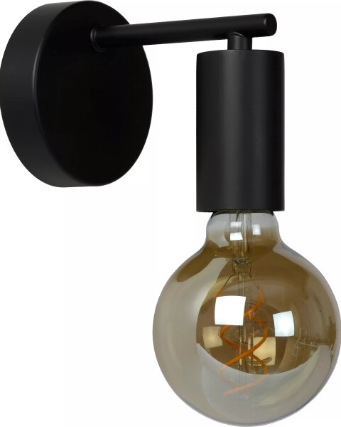 Lucide 21221/01/30 - Nástěnná lampa LEANNE 1xE27/40W/230V černá