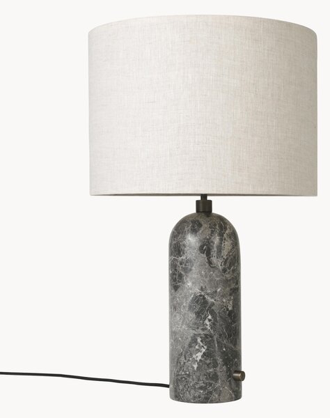 Velká stmívatelná stolní lampa's mramorovou podstavou Gravity, v různých velikostech