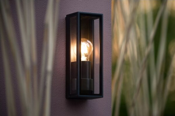 Lucide 15802/01/30 - Venkovní nástěnné svítidlo DUKAN 1xE27/15W/230V IP65