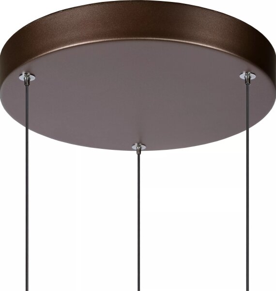 Lucide 24402/15/96 - LED Stmívatelný lustr na lanku MARGARY 3xLED/4W/230V mosaz