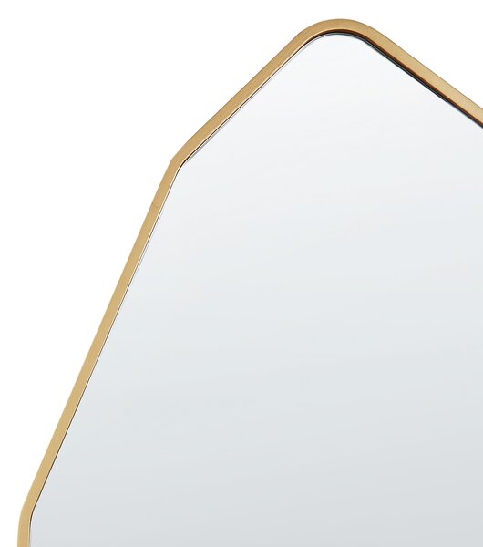Stojací zrcadlo TARTAS 165 cm Kov Zlatá