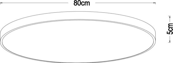 Lucide 79185/80/02 - LED Stm. stropní svítidlo UNAR LED/80W/230V zlatá