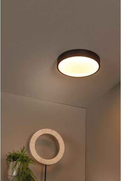 Lucide 79185/30/30 - LED Stm. stropní svítidlo UNAR LED/18W/230V černá
