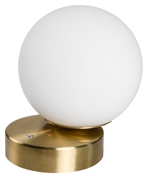 LED nástěnná lampa TEIFI se stmívačem Sklo Bílá