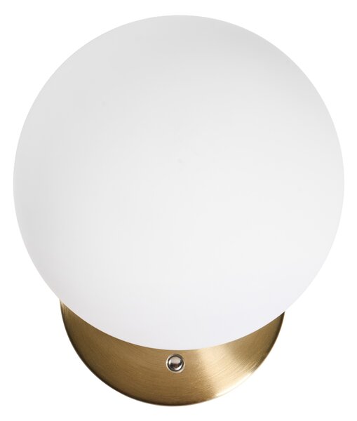 LED nástěnná lampa TEIFI se stmívačem Sklo Bílá