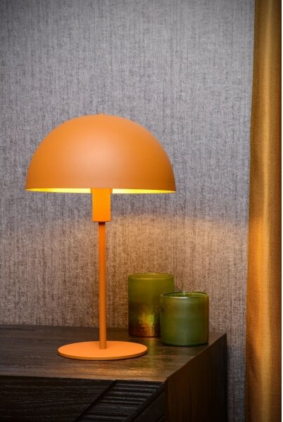 Lucide 45596/01/44 - Stolní lampa SIEMON 1xE14/25W/230V oranžová