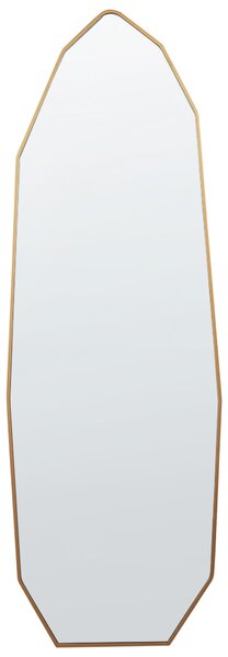 Stojací zrcadlo TARTAS 165 cm Kov Zlatá