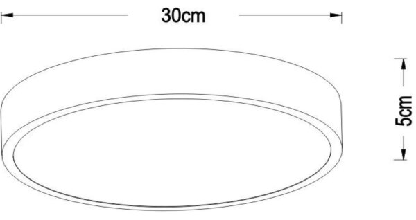 Lucide 79185/30/30 - LED Stm. stropní svítidlo UNAR LED/18W/230V černá