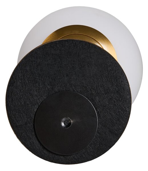 LED nástěnná lampa TEIFI se stmívačem Sklo Bílá