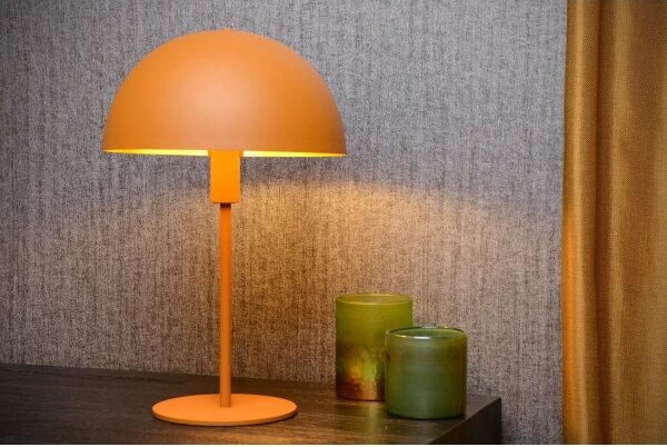Lucide 45596/01/44 - Stolní lampa SIEMON 1xE14/25W/230V oranžová