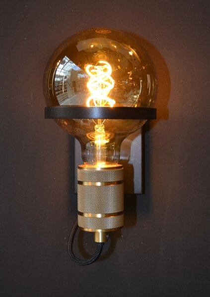 Lucide 30271/01/30 - Nástěnná lampa OTTELIEN 1xE27/60W/230V černá