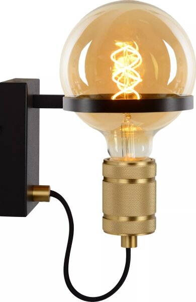 Lucide 30271/01/30 - Nástěnná lampa OTTELIEN 1xE27/60W/230V černá