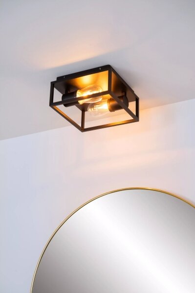 Lucide 27100/02/30 - Koupelnové stropní svítidlo CARLYN 2xE14/6W/230V IP54