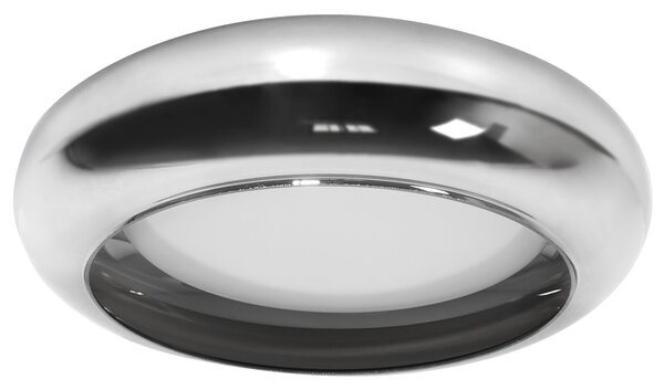 LED stropní lampa NITH se stmívačem Sklo Stříbrná
