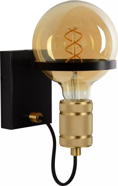 Lucide 30271/01/30 - Nástěnná lampa OTTELIEN 1xE27/60W/230V černá